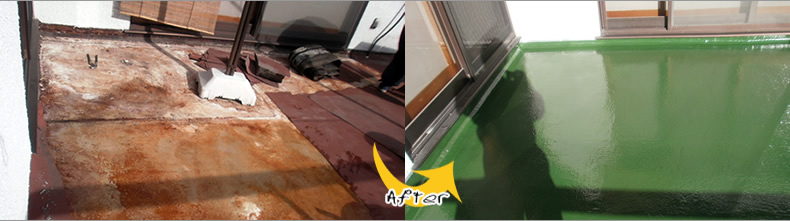 町の防水屋さん 防水工事 シート防水 屋根 リフォーム 群馬県高崎市