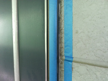 シーリングの様子