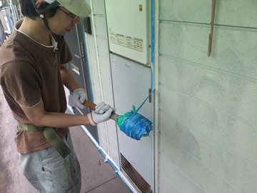 シーリングの様子